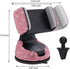 Cxtiy Universal Bling Car Phone Holder Adjustable Strong Sticky Dashboard Air Vent Base Car Air Vent Phone Mount Dashboard Cell Phone Holder Diamo...