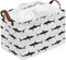 Rectangular Kids Storage Bins,Waterproof Shark Storage Basket with Lid,Boys Basket Collapsible Toy Organizer Bin with Handles for Clothes Storage,...