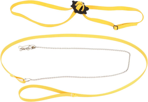 Harness Leash,Pet Harness Leash Leash Small Pets Leash Pet Tortoise Leash Walking Rope for Outdoor Walking Training (Yellow)...