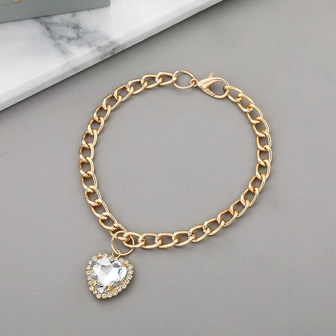 Cat Necklace Collar with Heart Rhinestone Pendant, Lightweight Adjustable Shine Diamond Cute Girl Wedding Birthday Party Pet Necklace Costume Acce...