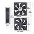 DC Cooling Fan Brushless Fan Computer Fan Case 5 inch Ball Bearing Exhaust Fan 12025 120mmx120mm x25mm (DC12V 0.33A)...