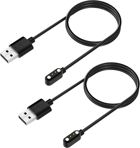 TiMOVO Smart Watch Charger Compatible with YAMAY VeryFitPro SW021,SW01,Willful SW023,SW025, Magnetic USB Charging Cable for Letsfit ID205L,Letscom...