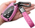 Sindeda for Chevrolet Key Fob Cover With Keychain Soft TPU Full Protection Key Shell Case Compatible with Chevrolet 2016-2024 Chevy Malibu Camaro ...