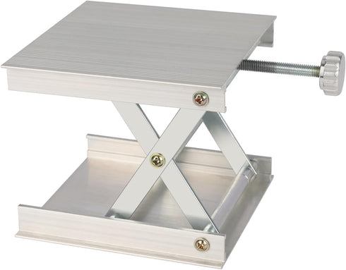 stonylab Lab Scissors Jack, 3.5" x 3.5" Aluminum Alloy Laboratory Support Jack Platform Lab Lift Stand Table, 0.78" - 3.35" Expandable Lift Height...