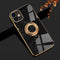 aowner Compatible with iPhone 11 Ring Holder Case Shiny Plating Rose Gold Edge 360 Degree Rotation Kickstand for Women Girls Slim Soft Flexible TP...