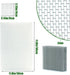 24 Pieces 3.1X3.1in (8X8cm) Aquarium Moss Mesh, 304 Stainless Steel Aquatic Moss Wall, Easy to Cut, for Fixing and Propagating Aquatic Mosses, DIY...