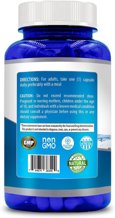 Generic Natural Vitamin Coq10 200mg, 200 Capsules, Quick Absorption - Gluten Free & Non-GMO...