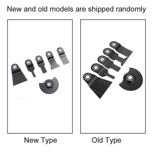 6Pcs Standard Oscillating Saw Blade High Carbon Steel Multi tools Saw Blades Power Tools Cutter for Plastic, Wood and Soft Metals...