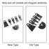 6Pcs Standard Oscillating Saw Blade High Carbon Steel Multi tools Saw Blades Power Tools Cutter for Plastic, Wood and Soft Metals...