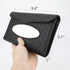 Car Tissue Holder - Sun Visor Napkin Holder, PU Leather Backseat Tissue Case for Truck (Black)...