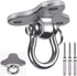 BeneLabel 3 Holes Heavy Duty Swing Hanger, Swing Set Hardware, Swing Set Accessories, Swing Set Brackets, Hammock Hanging Kit, Punching Bag Hanger...