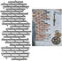Brick Irregular Net Cutting Dies, Wall Net Die Cuts Metal Embossing Stencils Template Mould for Card Scrapbooking and DIY Craft Album Paper Card D...