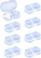 8PCS Pill Case Organizer Pocket Small Pill Holder, Daily AM & PM containers, Medicine Holder, Ideal for Medication, Vitamin, Supplement, Perfect f...