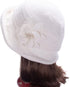 Lawliet Womens 1920s Winter Wool Cap Beret Beanie Cloche Bucket Hat A299...