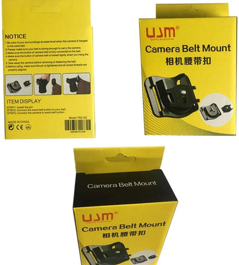Camera Holste, Camera Belt Mount, Hanger Sling Clip Holster for SLR DSL Camera,Carry Your Light Weight Camera from Your Waist Belt...