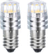 MECCANIXITY 3V/0.12A E10 Mini LED Light Bulbs, 2Pcs Miniature Screw Bulbs Flashlight Bulbs for Scientific Experiment Lighting DIY Accessories, War...