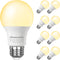 DEWENWILS 8-Pack A19 LED Light Bulb, 760LM, 3000K Soft Warm Light Bulb, Energy Saving 9W(60W Equivalent) LED Bulb, E26 Medium Screw Base, Non Dimm...
