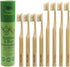 Gaia Guy Natural Bristle Bamboo Toothbrush Family Pack (NO Nylon - Boar Hair ONLY) - Totally Compostable & Biodegradable Boar Bristle and Bamboo T...
