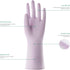 COOLJOB 3 Pairs Reusable Rubber Gloves for Dishwashing Cleaning Bleaching, Grippy Latex Dish Washing Gloves with Flocked Cotton Liner, Water Resis...