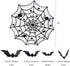 5pack Halloween Decorations Tablecloth Runner Black Lace Round Spider Cobweb Table Cover Fireplace Mantel Scarf Spiderweb Fireplace Scarf Spider L...