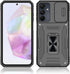 for Samsung Galaxy A35 5G Case, Shockproof Phone Case & Sliding Camera Cover & Ring Holder Kickstand with Screen Protector for Samsung Galaxy A35 ...