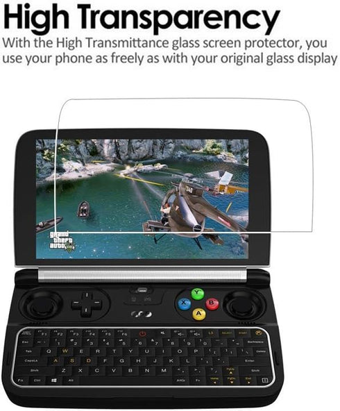 for GPD WIN 2 Screen Protector,9H Hardness Tempered Glass Screen Protector for GPD WIN 2 with Anti-fingerprint Bubble-Free Crystal Clear...