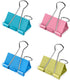 Medium Binder Clips 1.25 inch length, Colorful, for Office (40 Pcs)...