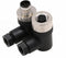 Eonvic Right Angle M12 5 Pin Male & Female A Code Circular Aviation Plug Industrial Sensor Connector Waterproof 12mm Connector Plug Cable Adapter ...