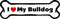 Imagine This Company I Love My Breed Bone Shaped Pet Magnet; Removable Magnets for Cars, Fridges, Lockers & More, Stylish Pet Inspired Car Accesso...