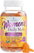 Womens Complete Daily Multivitamin Gummy with Vitamin A, C, D, E, B6, B-12, Biotin & Calcium, Immune Health Support, Womens Multivitamin Gummies, ...