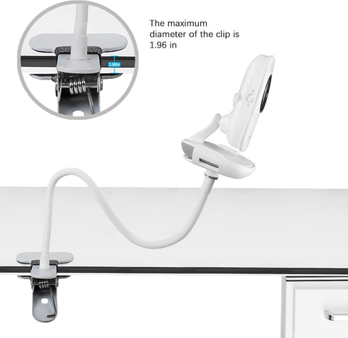 Clip Mount for VTech VM819/VM3252 Baby Monitor Without Tools or Wall Damage...