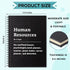 Human Resources Definition 160 Blank Pages Spiral Notebook, Funny Notebook Gift for Human Resources HR Manager, HR Appreciation Gift, Recruiter Gi...