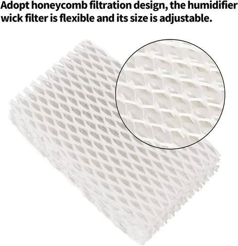 KingBra 2Pcs Humidifier Wicking Filters Replacement Filter Compatible with Relion WF813 ReliOn RCM-832 Humidifier