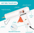 150 watts Industrial Hot Melt Glue Gun US Plug with 10 Pcs Glue Sticks Adjustable Temperature 2 Copper Nozzles for DIY Crafts and Quick Repairs...