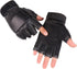 Long Keeper Fingerless Genuine Leather Men Gloves Half Finger Driving Cycling Bike Motorcycle Outdoor Sport Gloves...