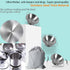 Mini Kids Stainless Steel Cookware Kitchen Cooking Toys Pretend Utensils with Cookware Play Pots and Pans Playset ,Cooking Utensils Pot Rack Organ...