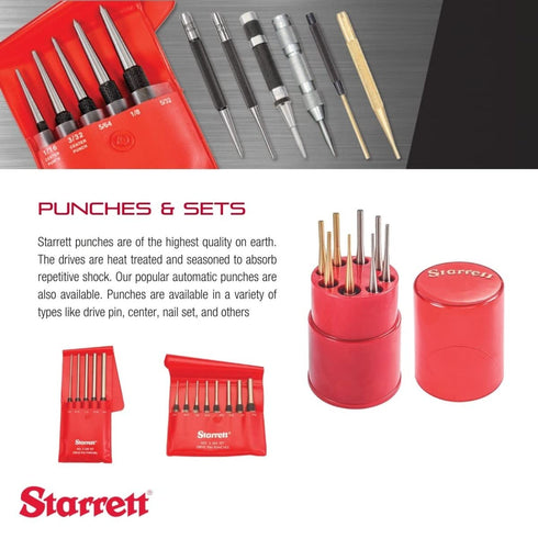 Starrett Point for Automatic Center Punch - Ideal for Professionals and DIY Home Improvement - Heavy Duty - PT22256...