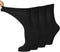 Diabetic Dress Socks Comfortable Soft - Men Women - Non constricting to Ease Circulation Neuropathy Maternity (Black 4 Pairs)...