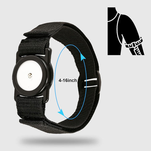 Armband for Freestyle Libre 1 & 2 14 Day, Insulin Pod Monitoring System Protection Sensor Cover Diabetes CGM Holder, 4" to 16" Adjustable Active A...