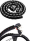 Black Cable Wire Organizer Cord Sleeve Management Cord Hider for Computer, TV, Desk, VIWIEU 5 Feet EZ Cable Sleeve Bundler Flexible & Expandable H...