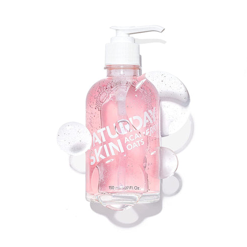 Saturday Skin Hydrating Gentle Facial Gel Cleanser Makeup Remover Sensitive Skin Face Wash Antioxidant Vitamin Brightening Smoothing | Korean Skin...