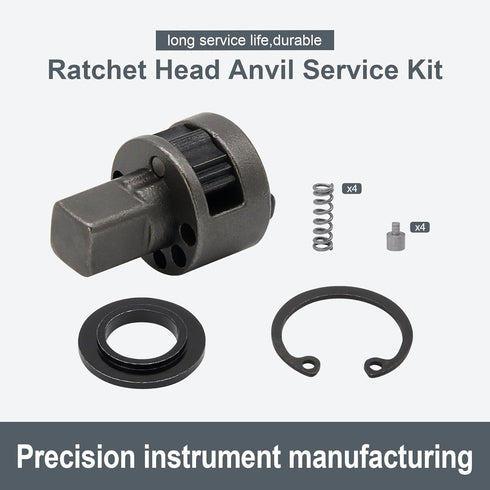 1 Set Electric Tools Service Kit M12 38 Ratchet Head Anvil 42-06-1030 Fits Milwaukee 2457-20,2457-21...