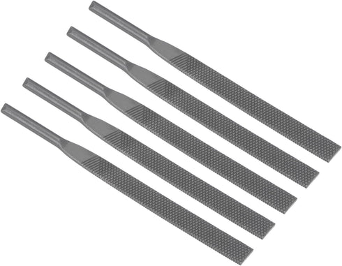 Pneumatic Air Metal File Set, 0.2" Shank Diameter 5" Total Length, Coarse Tooth Polishing Rasps Flat Files - (Applications: for Metal Polishing)...