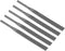 Pneumatic Air Metal File Set, 0.2" Shank Diameter 5" Total Length, Coarse Tooth Polishing Rasps Flat Files - (Applications: for Metal Polishing)...