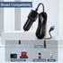 Dash Camera Car Charger, Mini USB and Micro USB Interfaces, Driving Recorders Power Cord Universal Car Adapter Power Cord 3.5m/11.5ft 12V/24V to D...