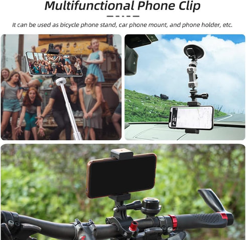 Fergio OSMO Pocket 3 Front Phone Mount Accessories (1/4”Thread Screw), Used with Tripod and Expansion Mount Extension for DJI Osmo Pocket 3......