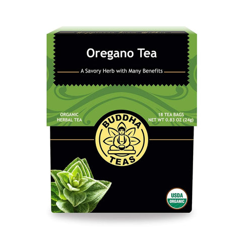 Buddha Teas - Organic Oregano Tea - Herbal Tea - For Health & Wellbeing - With Antioxidants & Minerals - Clean Ingredients - Caffeine Free - OU Ko...