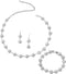 COLORFUL BLING Elegant Luxury Crystal Rhinestone Necklace Earrings Bracelet Jewelry Set Wedding Bridal for Women Wedding Prom...