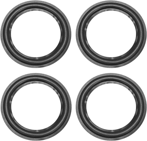uxcell 5.5" 5.5 Inch Speaker Foam Edge Surround Ring Replacement Parts for Speaker Repair or DIY 4pcs...