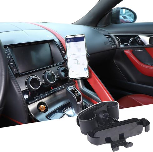 Car Central Control Armrest Car Phone Mount for Jaguar F-Type 2013-2024 Auto Mobile Phone Holder Accessories (Style A)...